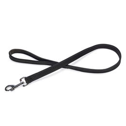 Karlie Buffalo Hundeleine aus Leder in Schwarz 100cm – Bild 1 von 1