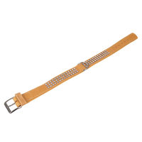 Produktbild von Karlie Buffalo Leder Halsband mit Strass Braun 60cm/40mm