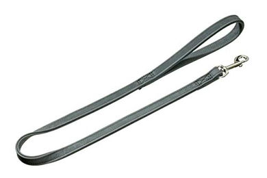 Produktbild von Karlie Buffalo Leder Leine für Hunde Grau L 100 cm x 18 mm - 100 cm