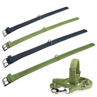 Produktbild von Karlie Buffalo Lederhalsband Blau 55cm x 30mm wasserabweisend