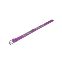 Produktbild von Karlie Buffalo Lederhalsband mit Strass in Lila 65cm x 40mm