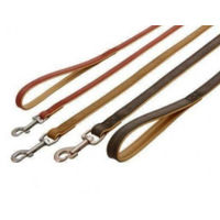 Produktbild von Karlie Buffalo Lederleine für Hunde Dunkelrot-Braun 110 cm - 100 cm
