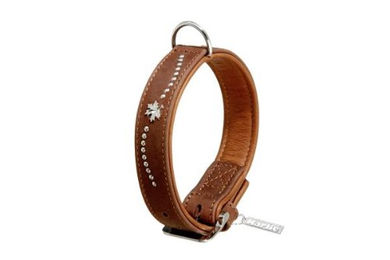 Karlie Buffalo Noble Hundehalsband aus Leder braun 30 mm x 40 cm - 40 cm – Bild 1 von 1