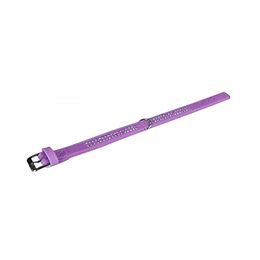 Karlie Buffalo Rhinestone Halskette aus Kunstleder in Violett Größe L – Bild 1 von 3