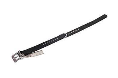 Karlie Buffalo Strass-Halsband aus Kunstleder Schwarz Größe L 24 cm 10 mm – Bild 1 von 2