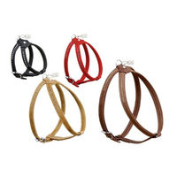 Produktbild von Karlie Buffalo Strass Hundegeschirr aus Kunstleder Schwarz Größe L