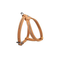 Produktbild von Karlie Buffalo Strass Hundegeschirr aus Leder in Hellbraun 25-32 cm