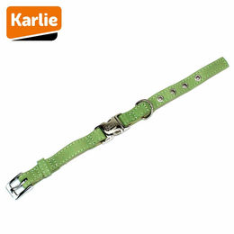 Karlie Buffalo Ultra 2.0 Hundehalsband aus Leder in Grün 30 cm – Bild 1 von 7