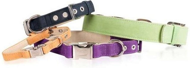 Karlie Buffalo Ultra 2.0 Hundehalsband aus Leder in Hellbraun 55cm x 25mm wasserabweisend – Bild 1 von 1