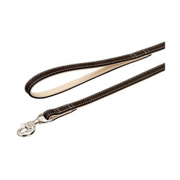 Produktbild von Karlie Buffalo Ultra Führleine aus Kunstleder Schwarz-Beige 100 cm - 100 cm