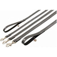 Produktbild von Karlie Buffalo Ultra Hundeleine aus Leder Black & White 100 cm x 20 mm