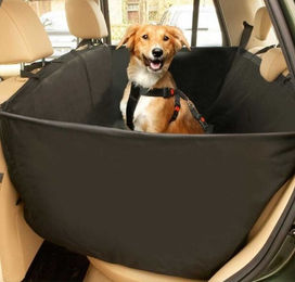 Karlie Car Guard Cabin Autoschondecke aus Nylon für Hunde in Schwarz Größe L 135 x 148 cm wasserabweisend – Bild 1 von 9