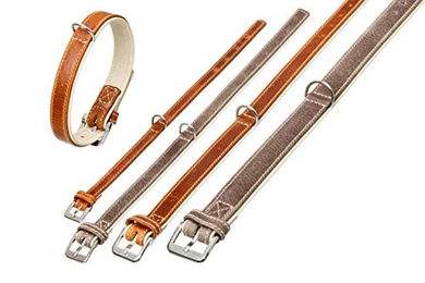 Karlie Comfort Halsband aus Leder grau Größe L 60 cm - 1 Stk. – Bild 1 von 2