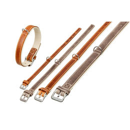 Produktbild von Karlie Comfort Hundehalsband aus Leder grau Größe L