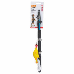 Produktbild von Karlie Dog Dangler Trainingsangel für Hunde aus Kunststoff in Bunt und Gelb