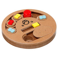 Produktbild von Karlie Doggy Brain Train Boney Intelligenzspielzeug aus Holz für Welpen und kleine Hunderassen bunt