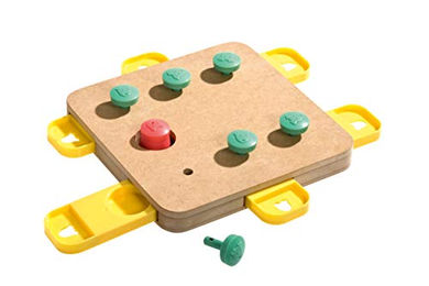Karlie Doggy Brain Train Cube Intelligenzspielzeug aus Holz Größe L – Bild 1 von 4