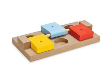 Produktbild von Karlie Doggy Brain Train Rocky L Intelligenzspielzeug aus Holz Multicolor 23 x 12 x 4 cm