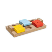 Produktbild von Karlie Doggy Brain Train Rocky L Intelligenzspielzeug aus Holz Multicolor 23 x 12 x 4 cm