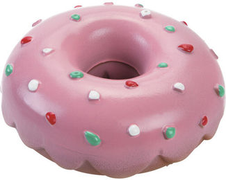 Produktbild von Karlie Doggy Donuts Hundespielzeug aus Gummi rosa 12 x 5 cm