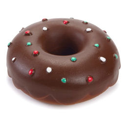 Karlie Doggy Donuts Quietschspielzeug für Hunde aus Latex braun 12 x 5 cm – Bild 1 von 5