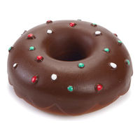 Produktbild von Karlie Doggy Donuts Quietschspielzeug für Hunde aus Latex braun 12 x 5 cm