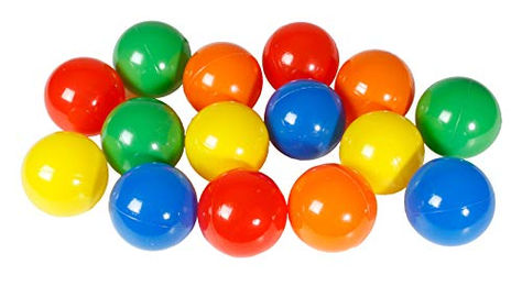 Karlie Doggy Pool Spielbälle für Hunde farblich sortiert 250 Stück Durchmesser 6 cm – Bild 1 von 3