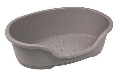 Produktbild von Karlie Domus Hundekorb aus Kunststoff Grau 60 cm