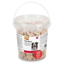 Produktbild von Karlie Duo Bones Kauknochen Lachs ohne Zucker 500 g - 500 g