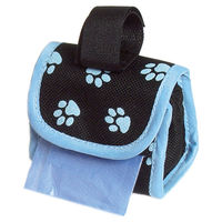 Produktbild von Karlie Easy Bag Beutelspender Outdoortasche für Hunde aus Polyester Schwarz-Blau XL - 2 x 12 Stk.