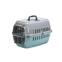 Produktbild von Karlie Eco Transportbox Tourist 1 für Hunde Katzen und Kleintiere Aquamarin 48x31x31 cm