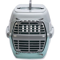 Produktbild von Karlie Eco Transportbox Tourist Aquamarin für kleine Tiere 56 x 36 x 36 cm