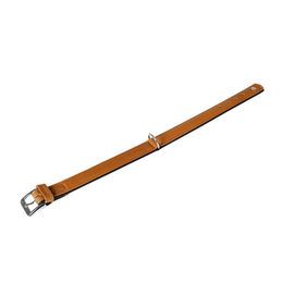 Karlie Elegance Hundehalsband aus Kalbsleder Braun Schwarz 60cm 35mm – Bild 1 von 1