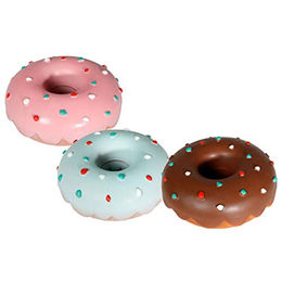 Karlie Flamingo Doggy Donut Latex-Wurfspielzeug für Hunde 12 cm bunt – Bild 1 von 1