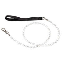 Produktbild von Karlie Flamingo Fabuleash LumiBead Hundeleine mit Perlen in Weiß - 122 cm