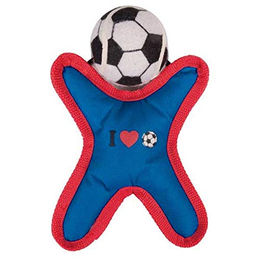 Karlie Flamingo Fußballfigur aus Nylon Blau 20cm – Bild 1 von 1