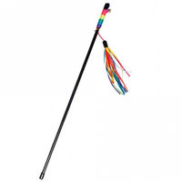Produktbild von Karlie Flamingo Katzenangel mit Regenbogenfäden 105 cm Bunt