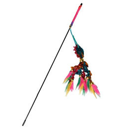 Karlie Flamingo Katzenangel mit Samtrute Multicolor 46 cm – Bild 1 von 1