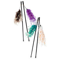Produktbild von Karlie Flamingo Katzenangel mit Straußenfedern 70 cm Bunt