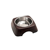 Produktbild von Karlie Flamingo Kulho Wood Futternapf aus Holz Wenge Größe L 350 ml - 0,35 l