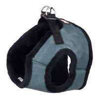 Produktbild von Karlie Flamingo Mellow Jeans Brustgeschirr für Hunde Blau 20mm x 38cm