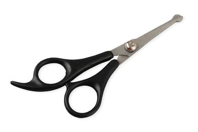 Karlie Flamingo Pflegeschere für Gesicht und Pfoten aus Edelstahl in Schwarz – Bild 1 von 3