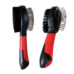 Karlie Flamingo Professional 2 in 1 Bürste für Hunde in Klein mit Metallborsten – Bild 1 von 5