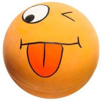 Produktbild von Karlie Flamingo Snatchy Ball Katzenspielzeug aus Latex Gelb 5 cm