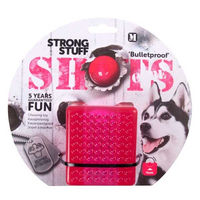 Produktbild von Karlie Flamingo Strong Stuff Shots Cube Hundespielzeug aus TPR in Pink und Rot Größe M