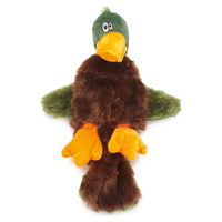 Produktbild von Karlie Flatinos Plüschspielzeug Ente braun Größe L 40 cm für Hunde