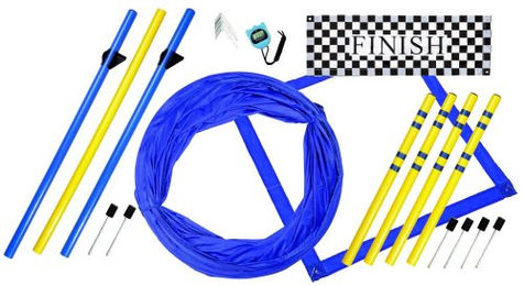 Karlie Fun Agility Starter Set L Agility-Gerät Blau Gelb Bunt – Bild 1 von 5