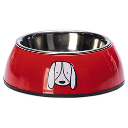Karlie Futternapf Jairo für Hunde aus Edelstahl rot - 220 ml – Bild 1 von 10