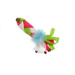 Produktbild von Karlie Glamour Plüschkatzenspielzeug aus Baumwolle bunt 17cm