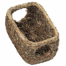 Karlie Grashaus Knabberspielzeug aus Heu und Gras Braun 26x17x17 cm – Bild 1 von 2